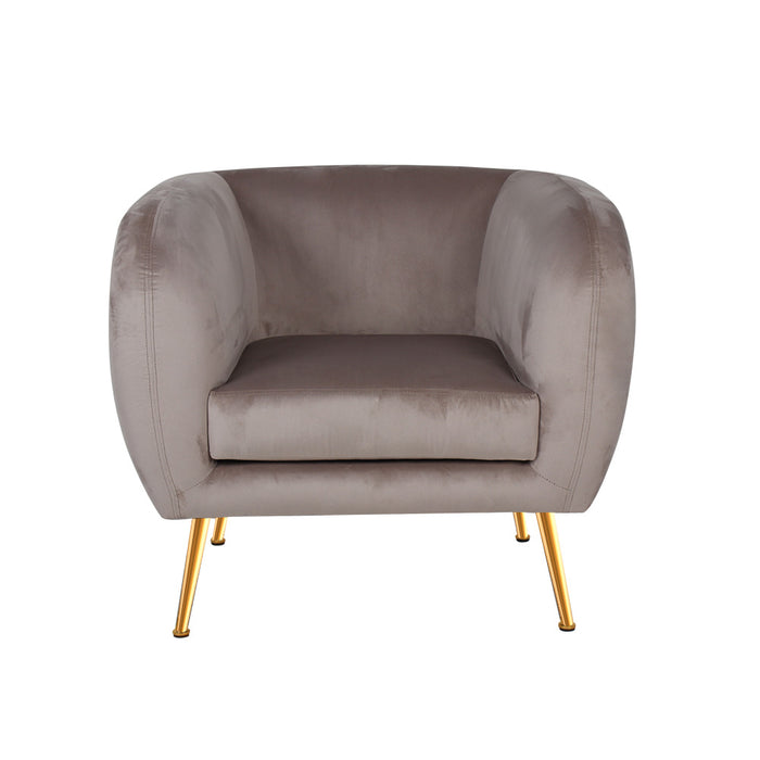 Lois Armchair Velvet Beige