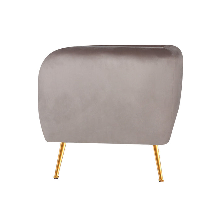 Lois Armchair Velvet Beige