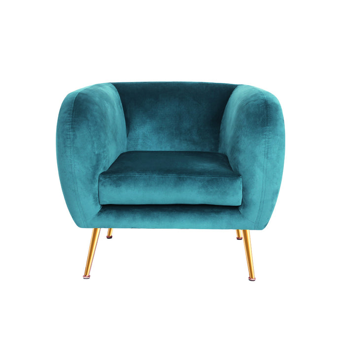 Lois Armchair Velvet Green