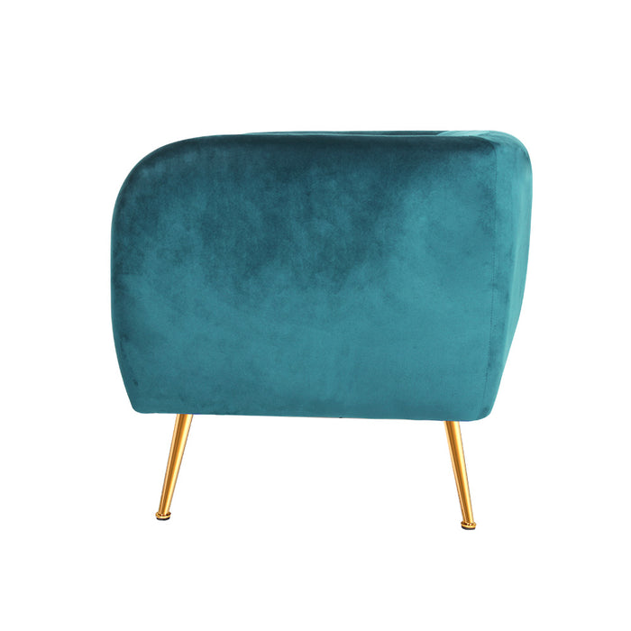 Lois Armchair Velvet Green