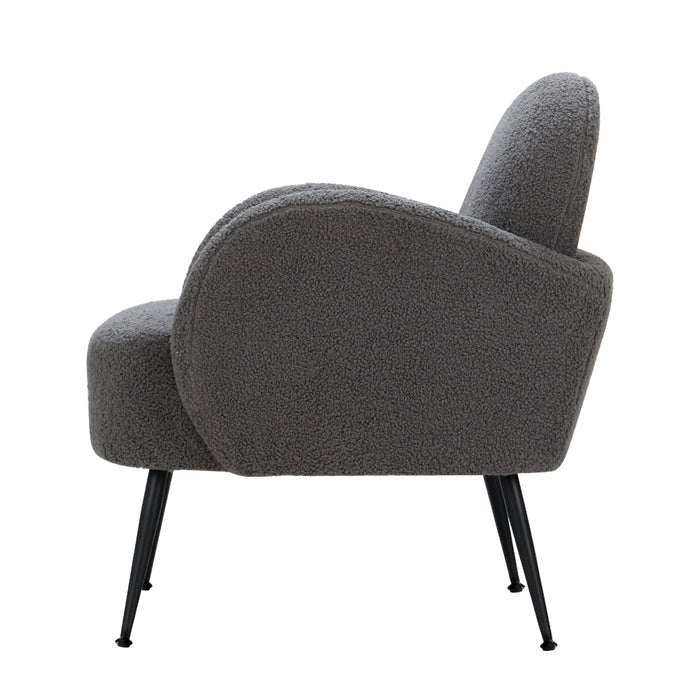 Hanes Armchair Boucle Charcoal