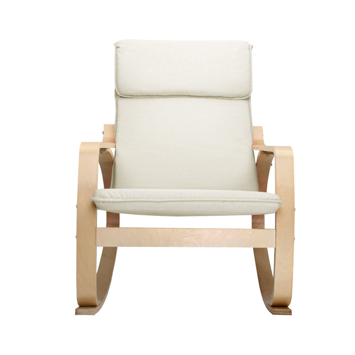 Rocking Armchair - Beige