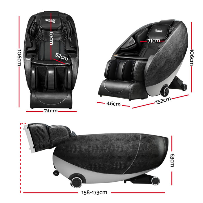  Black massage chair 