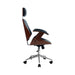 black leather office chair