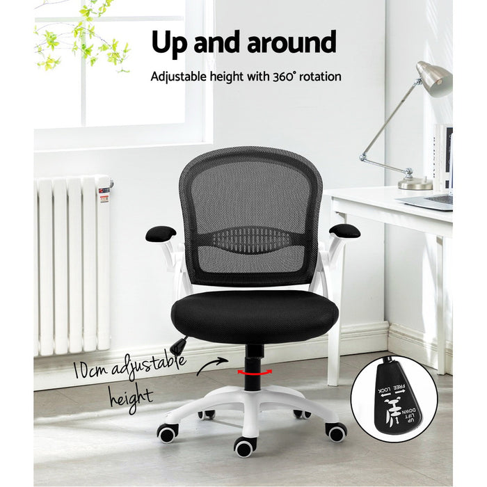 Galene Office Chair Mesh Mid Back ~ Black