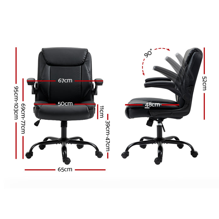 Artiss Leather Computer Desk Chairs