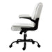 white leather chair for office