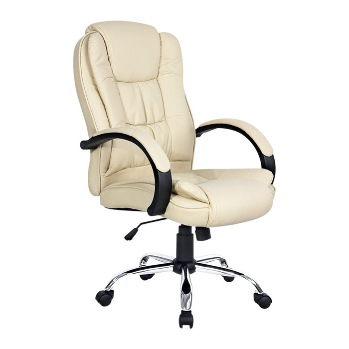 Beige office chair