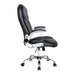 leather office chair with wheels