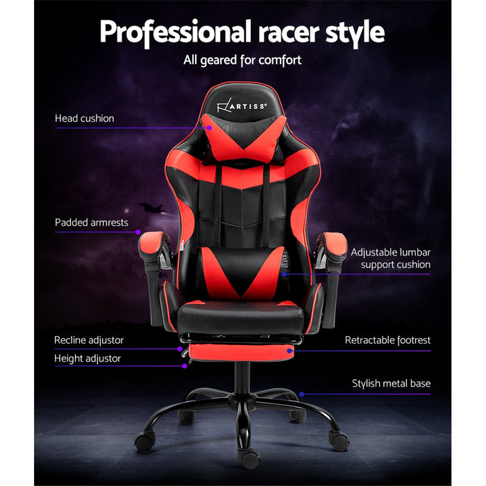 gaming chair red color