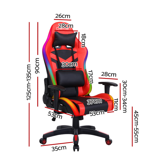 Neon LED Gaming Chair RGB LED Lights