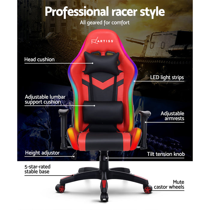 red gaming chair