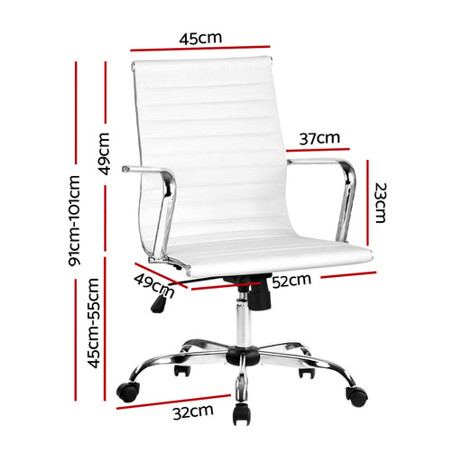 Artiss Office Chair White