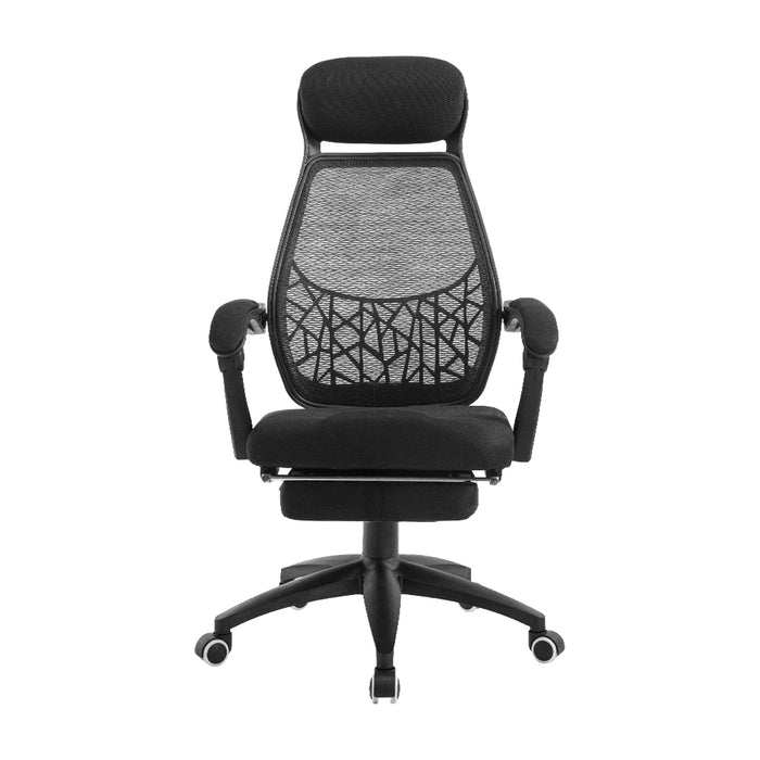 black gaming chair