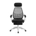 black and white gaming chair