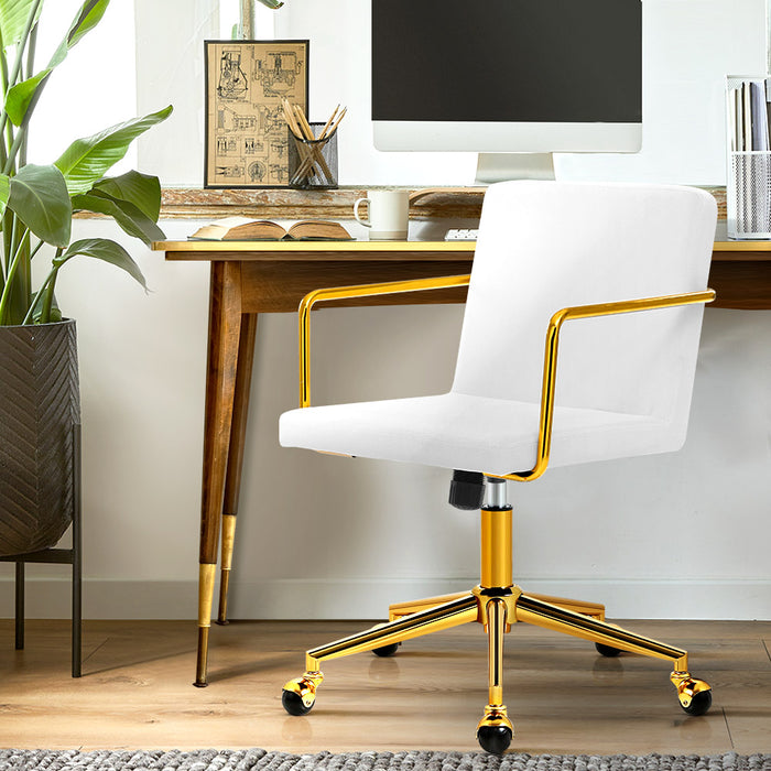 black and gold office chair