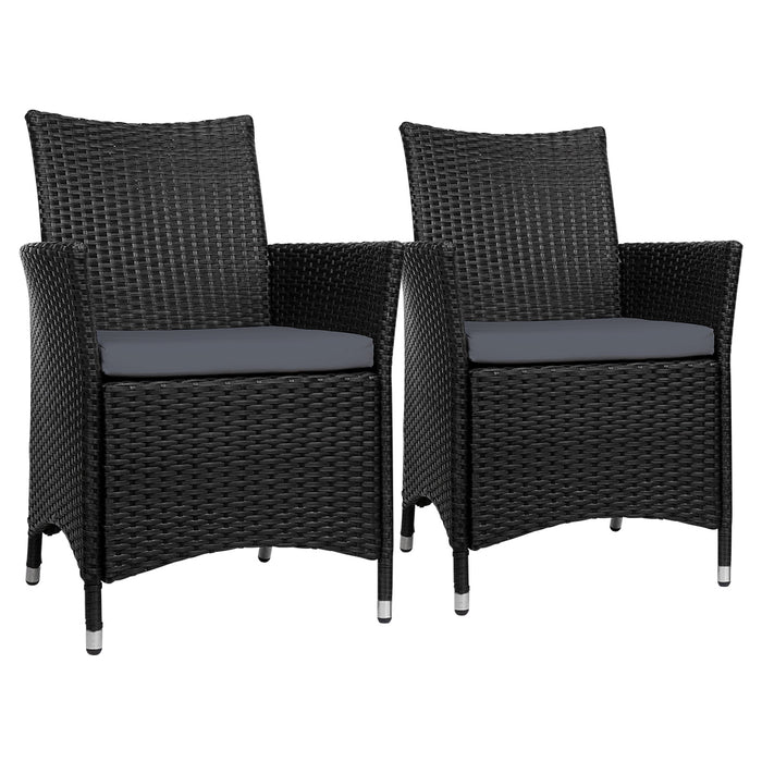 Outdoor Bistro Set Chairs set of 2