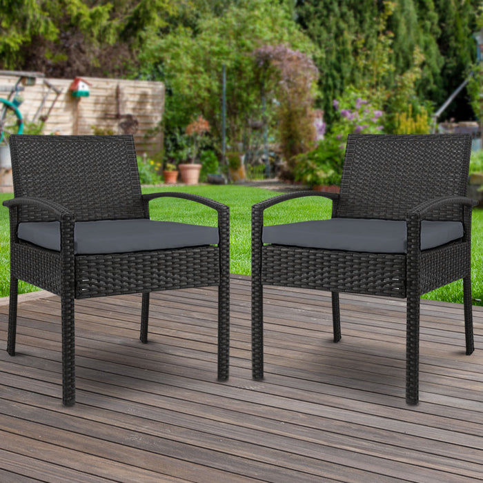 wicker patio set