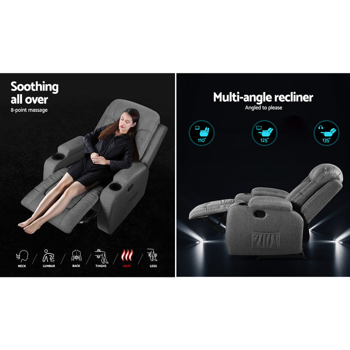 Artiss Recliner Massage Chair 