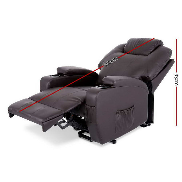 Recliner massage chair