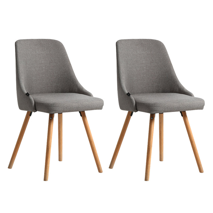 Kalmar Dining Chair (Set of 2) Grey