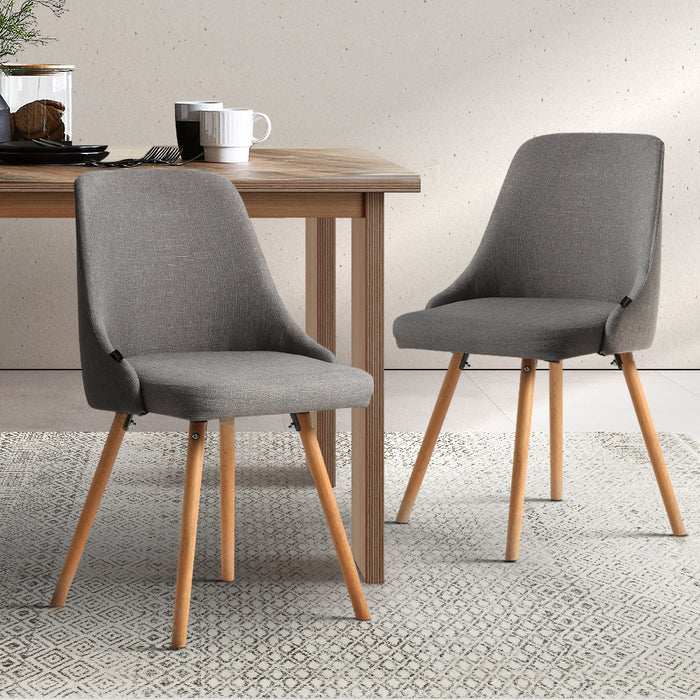 Kalmar Dining Chair (Set of 2) Grey