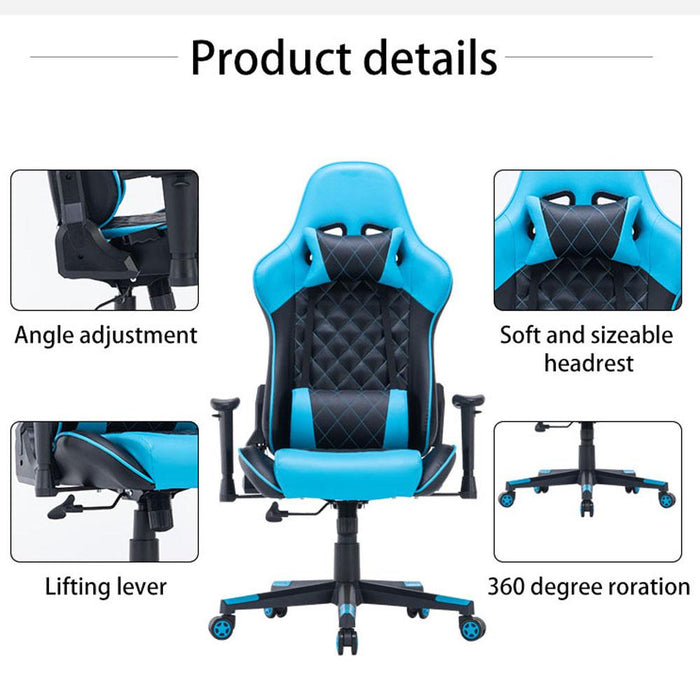 Reclining Gaming Seat 3D Black