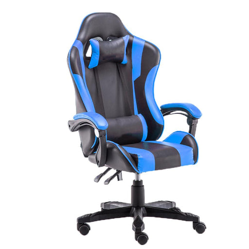 light blue gaming chair