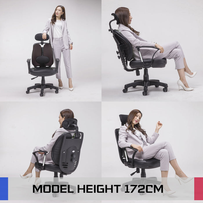 Korean Grey Office Chair