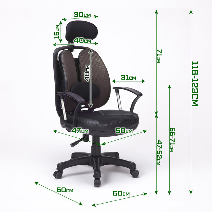 Korean Grey Office Chair