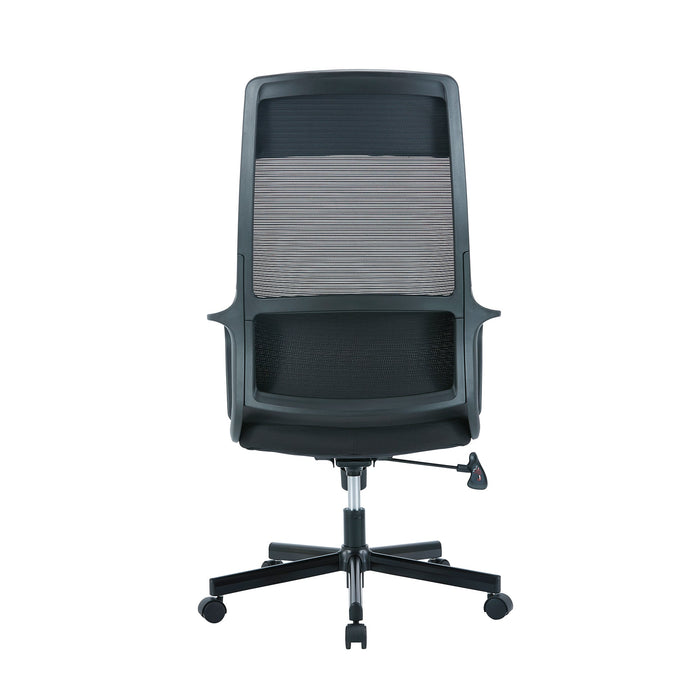 black chair with headrest